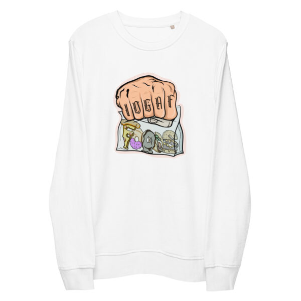 IDGAFFOODS KNUCKLES Official – Unisex organic sweatshirt