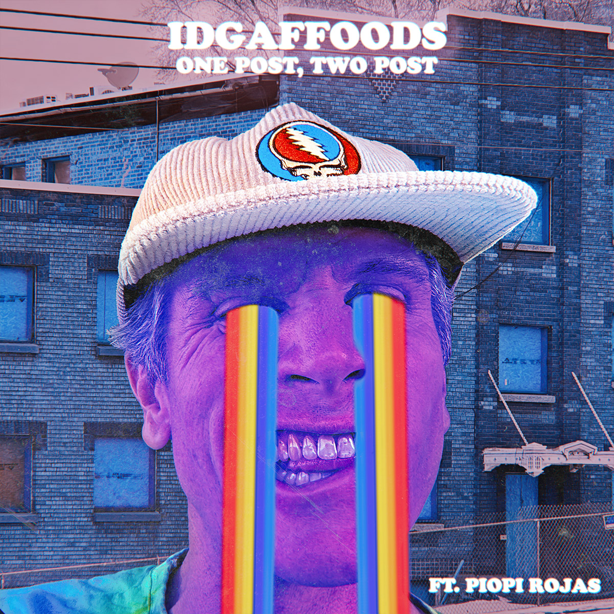 a cover art image of idgaffoods' in front of his favorite abandoned building in Ogden, Utah